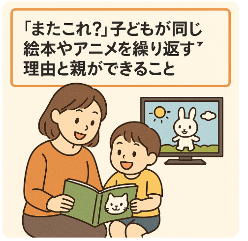 子ども 絵本 アニメ 繰り返し 理由