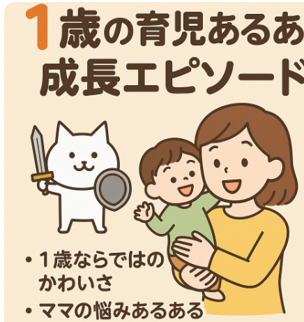 1歳の育児あるある