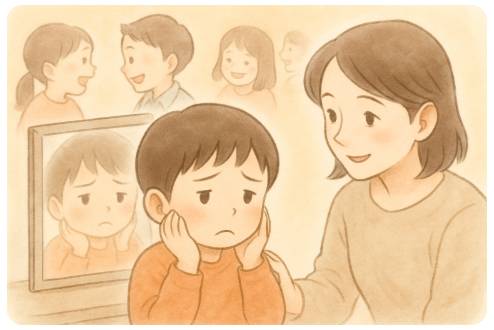 自分の顔を書きたがらない子ども