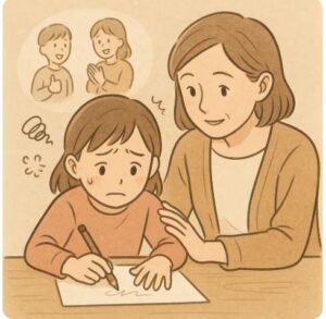 評価されることに敏感な子供