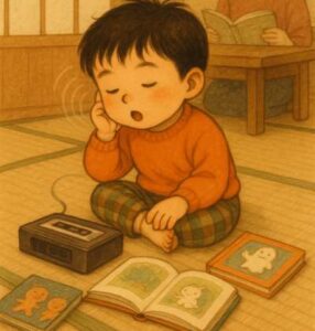 カセットテープやCDでの読み聞かせ
