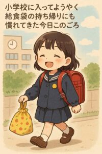 やっと慣れてきた小学校生活