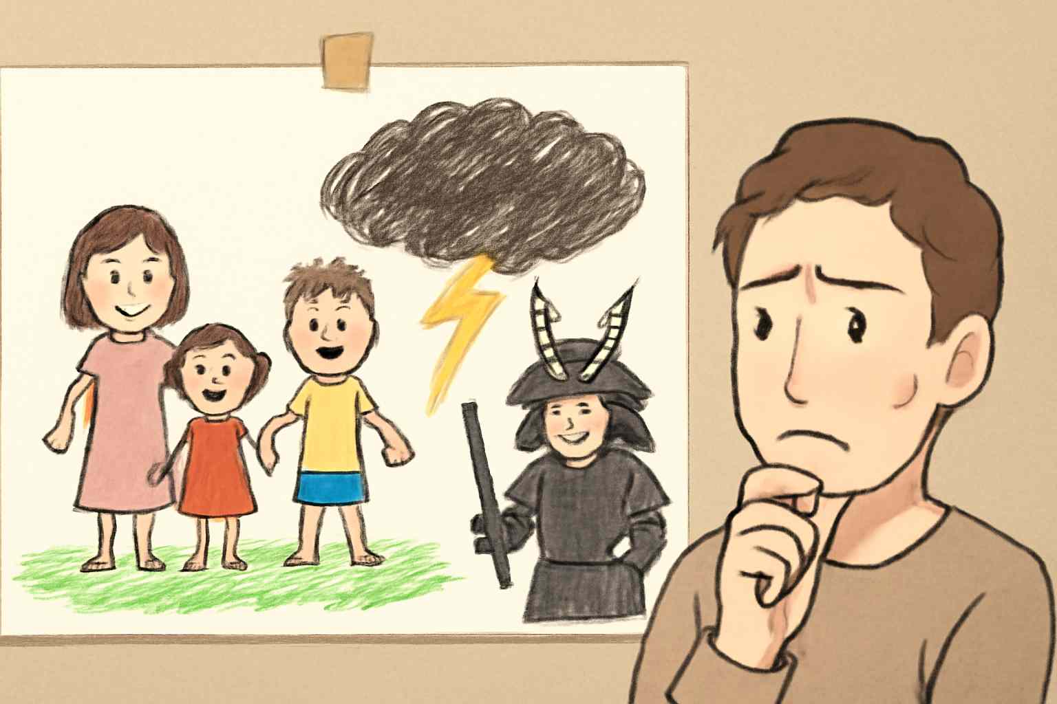 黒ばかり、家族がいない…？子どもの絵にあらわれる意外な気持ちの読み解き方