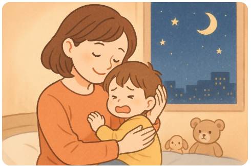 夜泣き 子ども