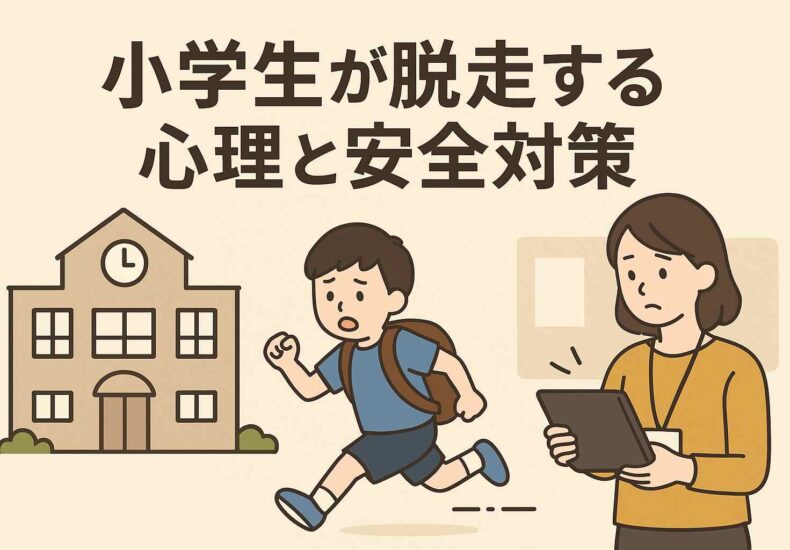 小学生が脱走する心理と見守り対策