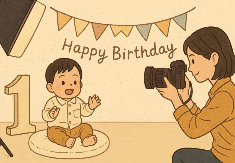 誕生日撮影