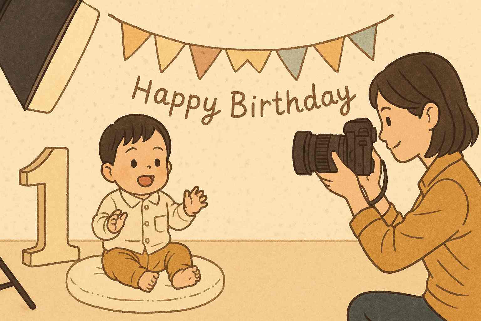 誕生日撮影