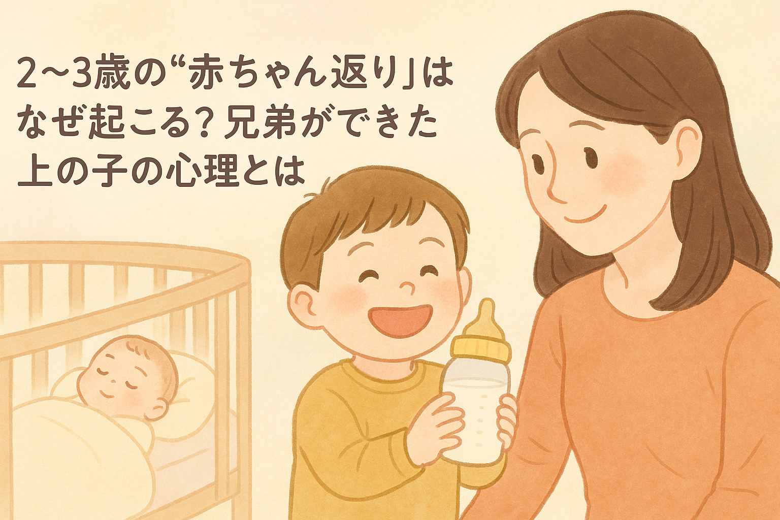 赤ちゃん返りはなぜ起こる?