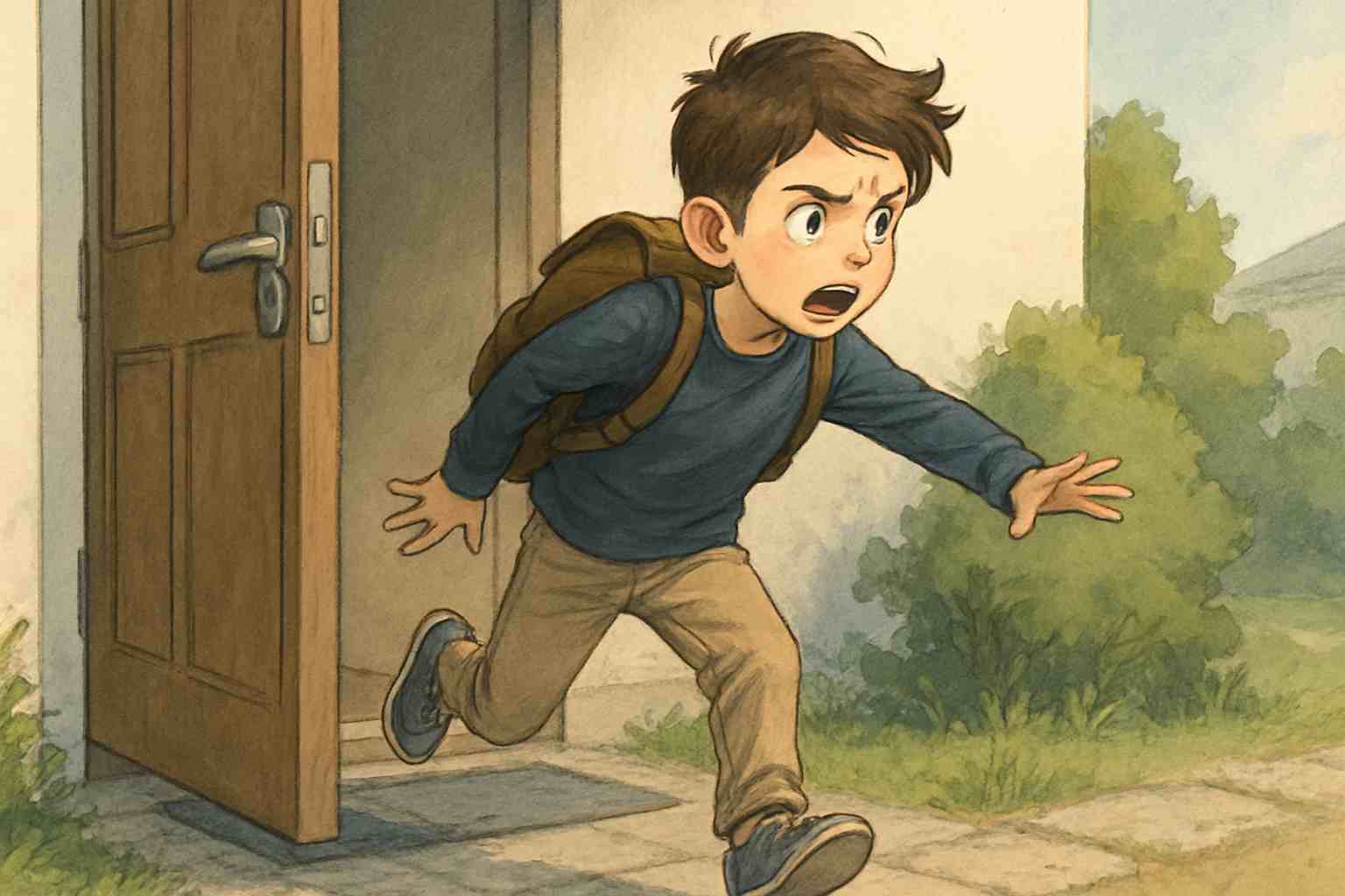 子ども 家 飛び出す