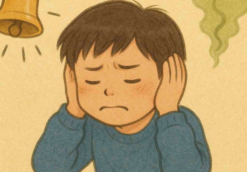 感覚過敏のある小学生