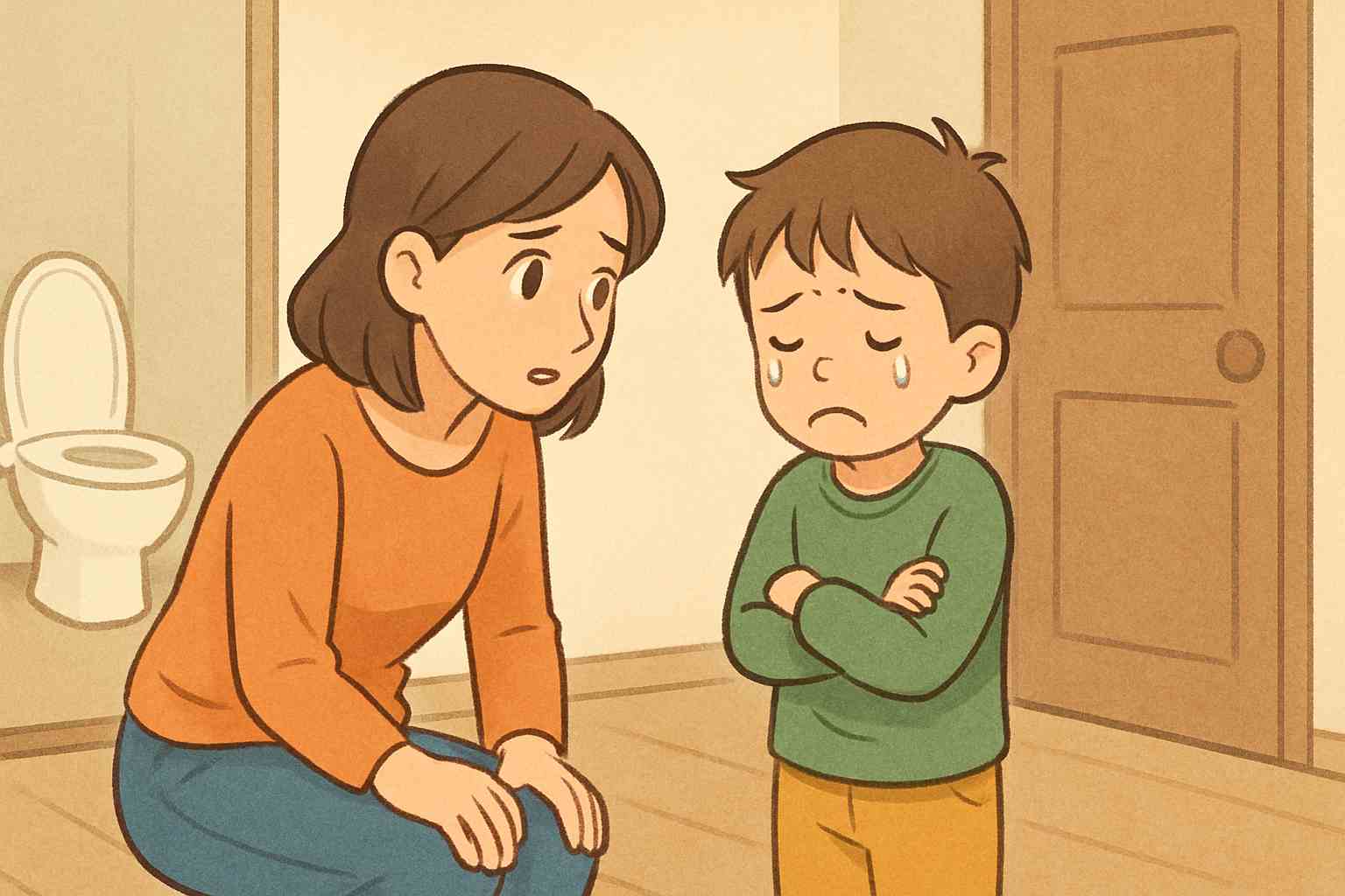 トイレ間に合わない