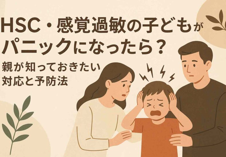 HSC・感覚過敏の子どもがパニックになったら