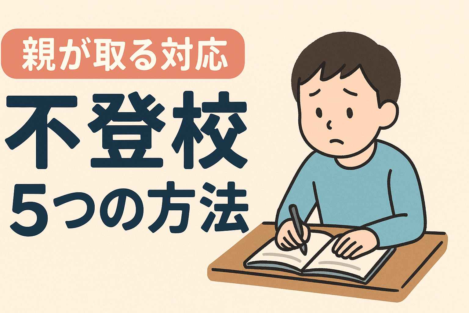 小学生の不登校は珍しくない｜原因・前兆サイン・解決のヒント