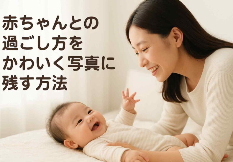 赤ちゃんとの過ごし方をかわいく撮影する方法