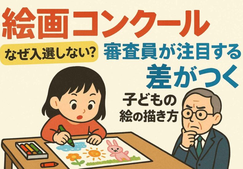 子どもの絵画コンクール入選のコツ