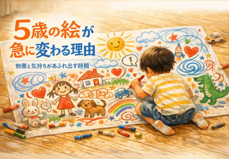 ５歳のお絵描き