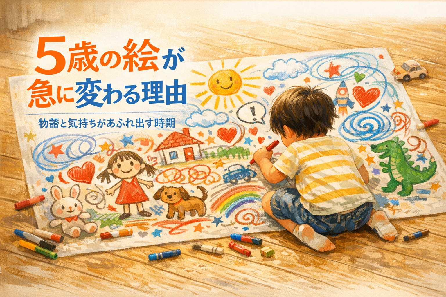 ５歳のお絵描き