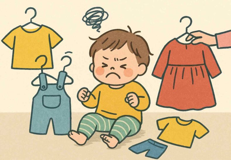 イヤイヤ期の服選び