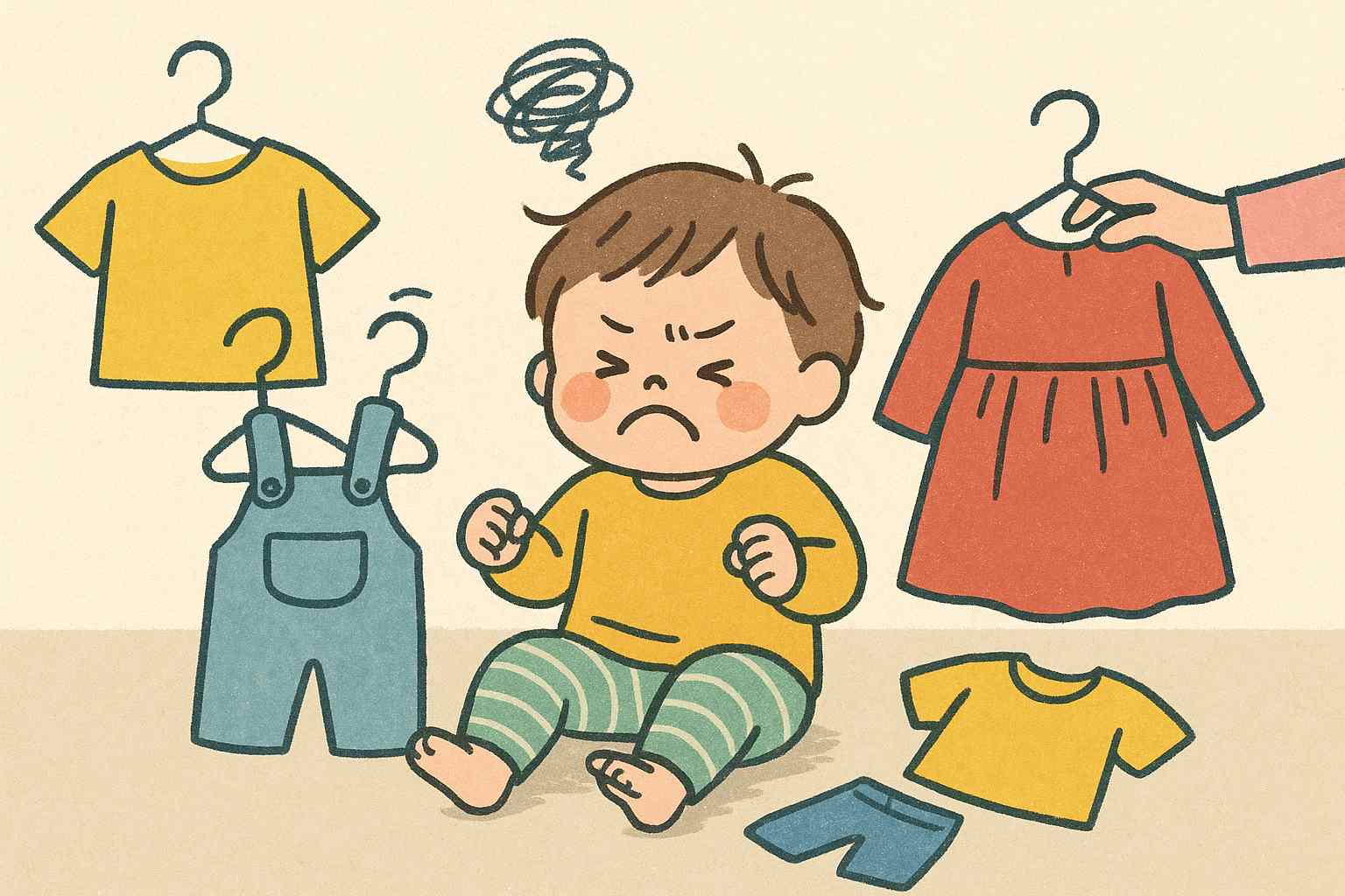 イヤイヤ期の服選び！子どもとの意見のズレを解消するコツ