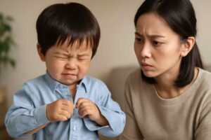 自分でやりたい子ども