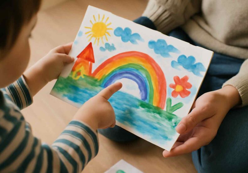 子どもの絵　入選