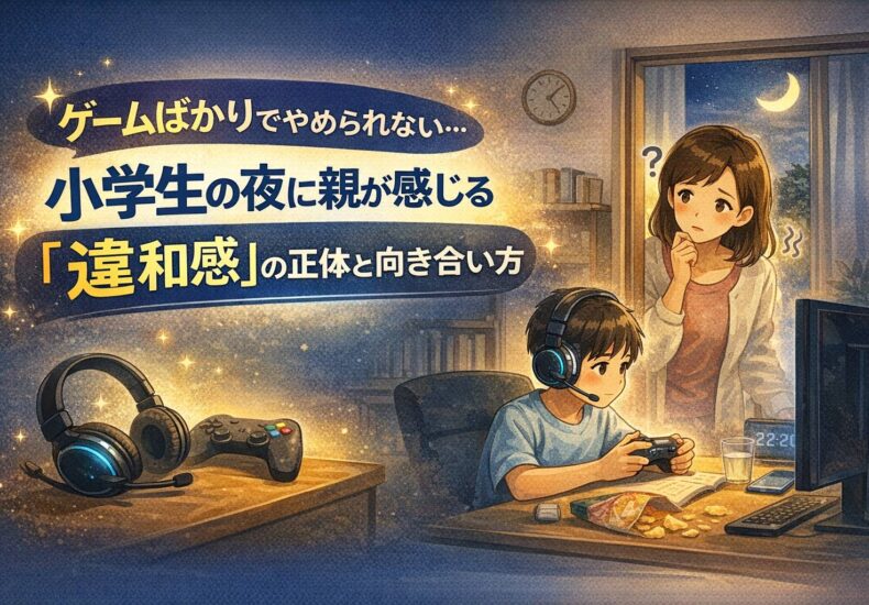 ゲーム依存の子ども