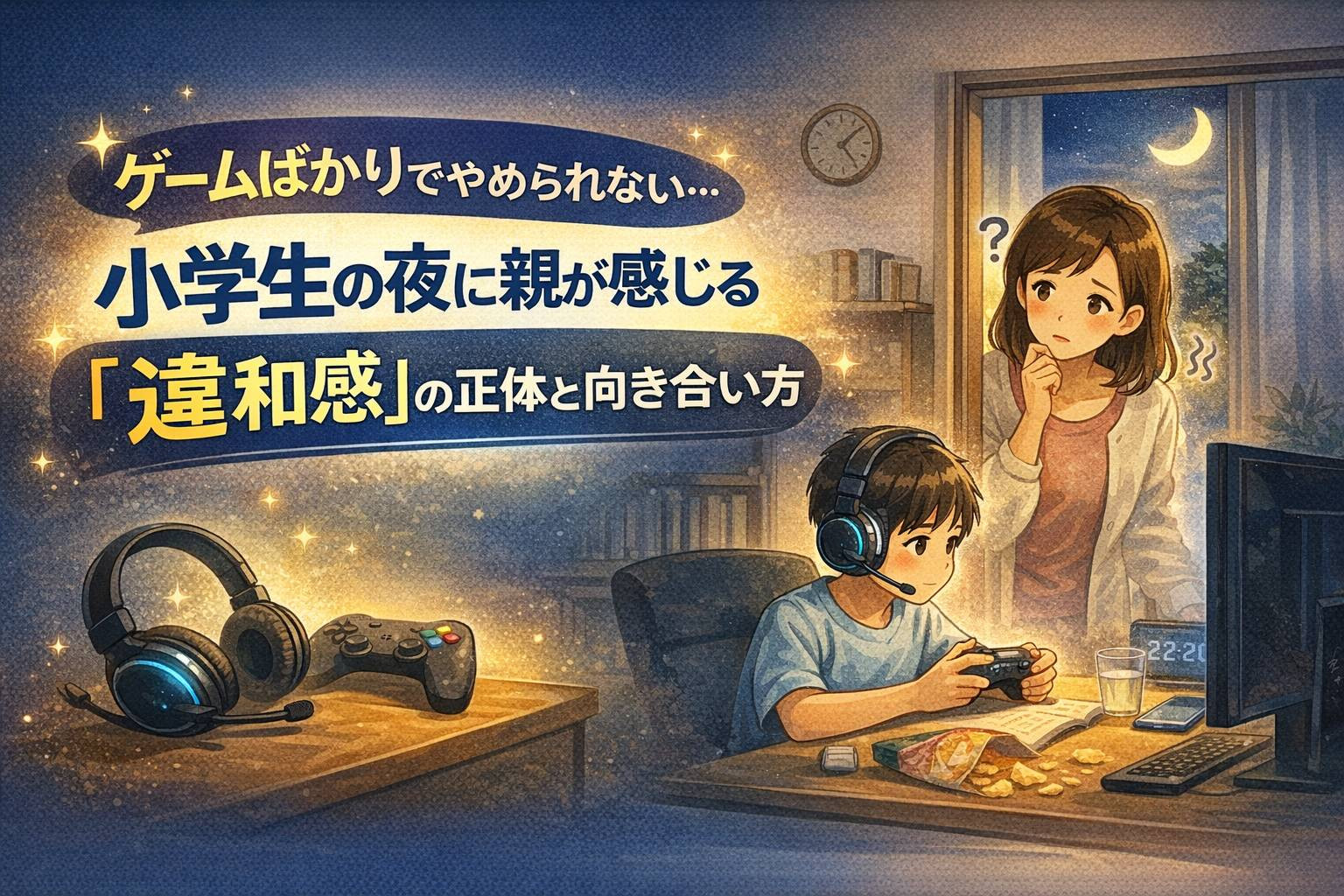 ゲーム依存の子ども