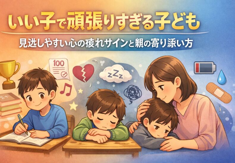 いい子で頑張りすぎる子ども