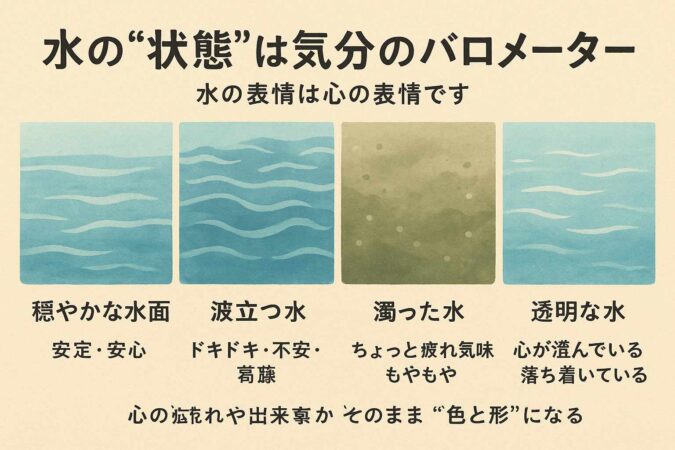 水の“状態”は気分のバロメーター