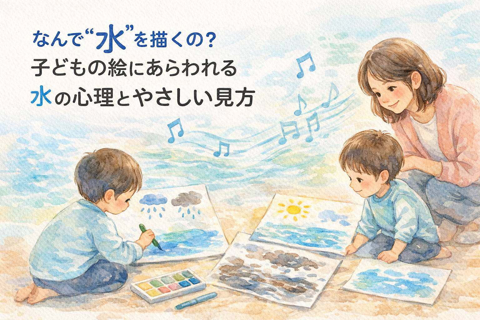 水を描く子どもの心理