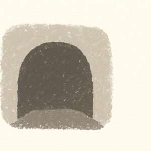 暗いトンネルの絵