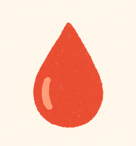 血が描かれている絵