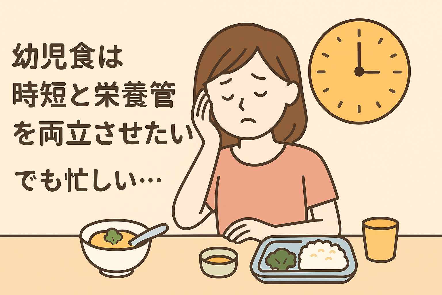 忙しい家庭に「冷凍幼児食」が合う理由
