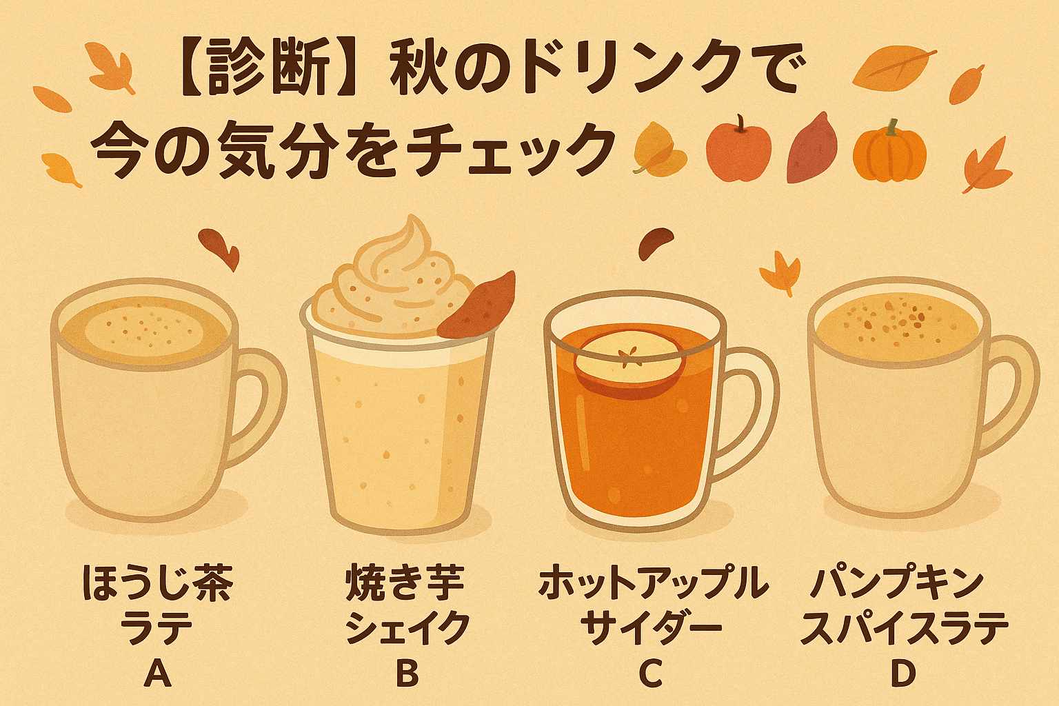 秋ドリンク診断