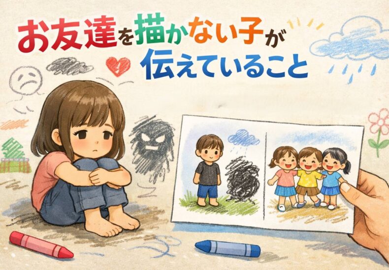 お友達を描かない子が伝えている事