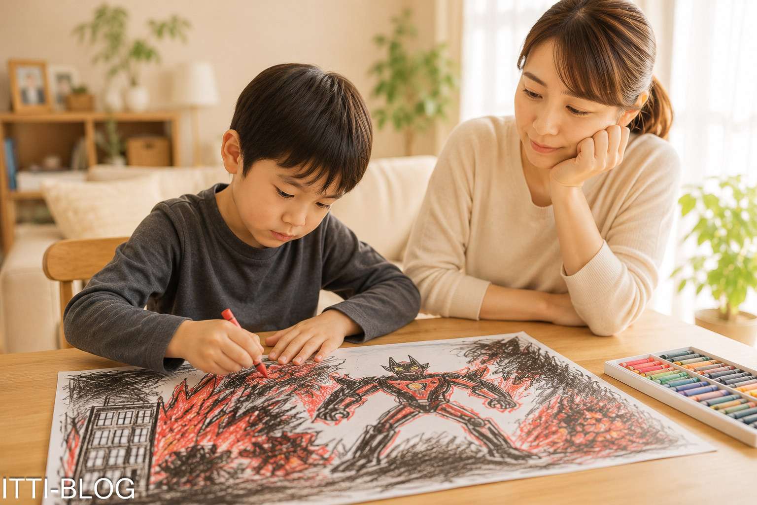 子どもが「こわい絵」を描くのは大丈夫？元教諭が教える見極め方と関わり方