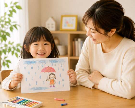絵を描くのが得意な子