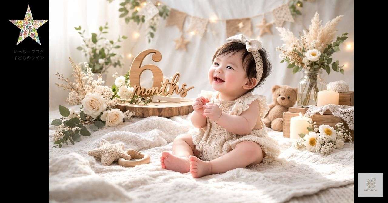 簡単！ハーフバースデー準備｜写真映えする手作りグッズと飾り付け