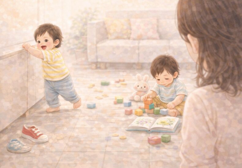 １歳歩かない話さない