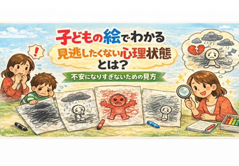 子どもの絵で不安になりすぎない
