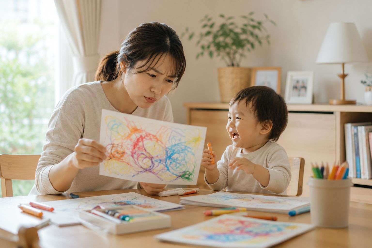 子どもの絵からサインを読みとく