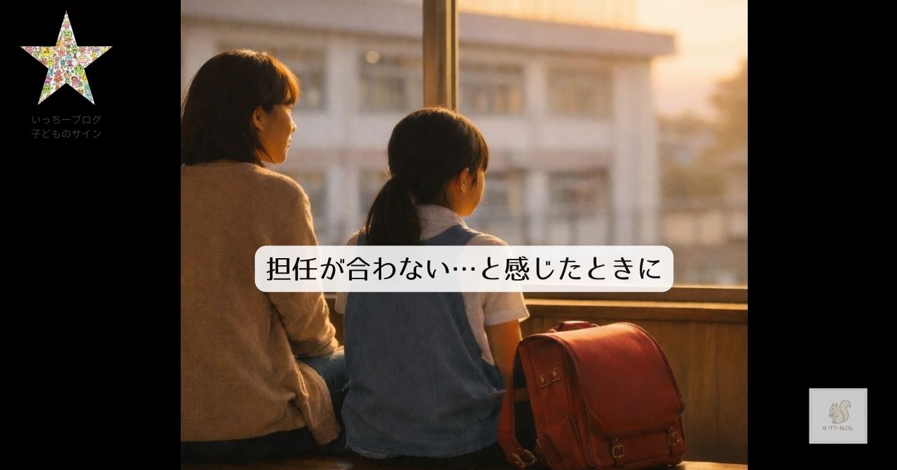 担任が合わない…？と感じたときに｜親ができること・背負わなくていいこと