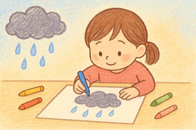 子どもが描く雲から心理を読み解く