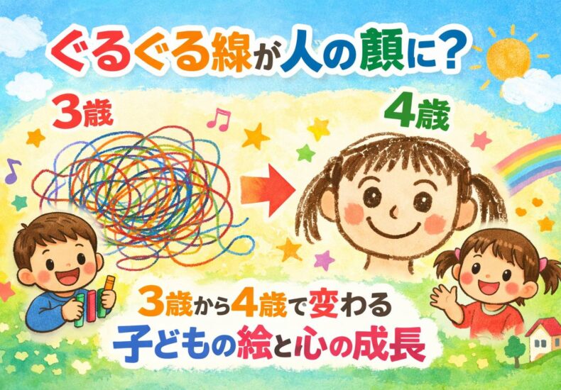 ３歳から４歳の絵の変化