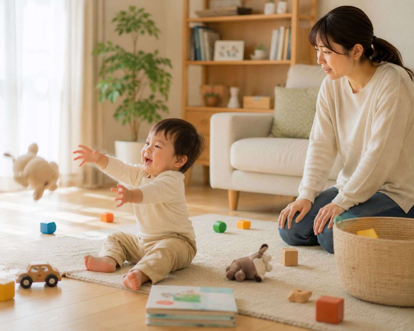 赤ちゃん物を投げる時期
