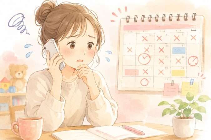 １歳保育園熱を出す