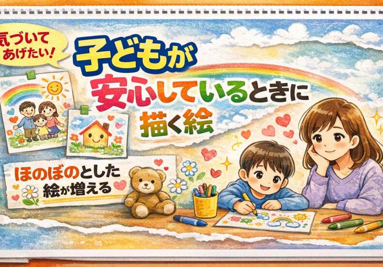 子どもが安心しているときに描く絵