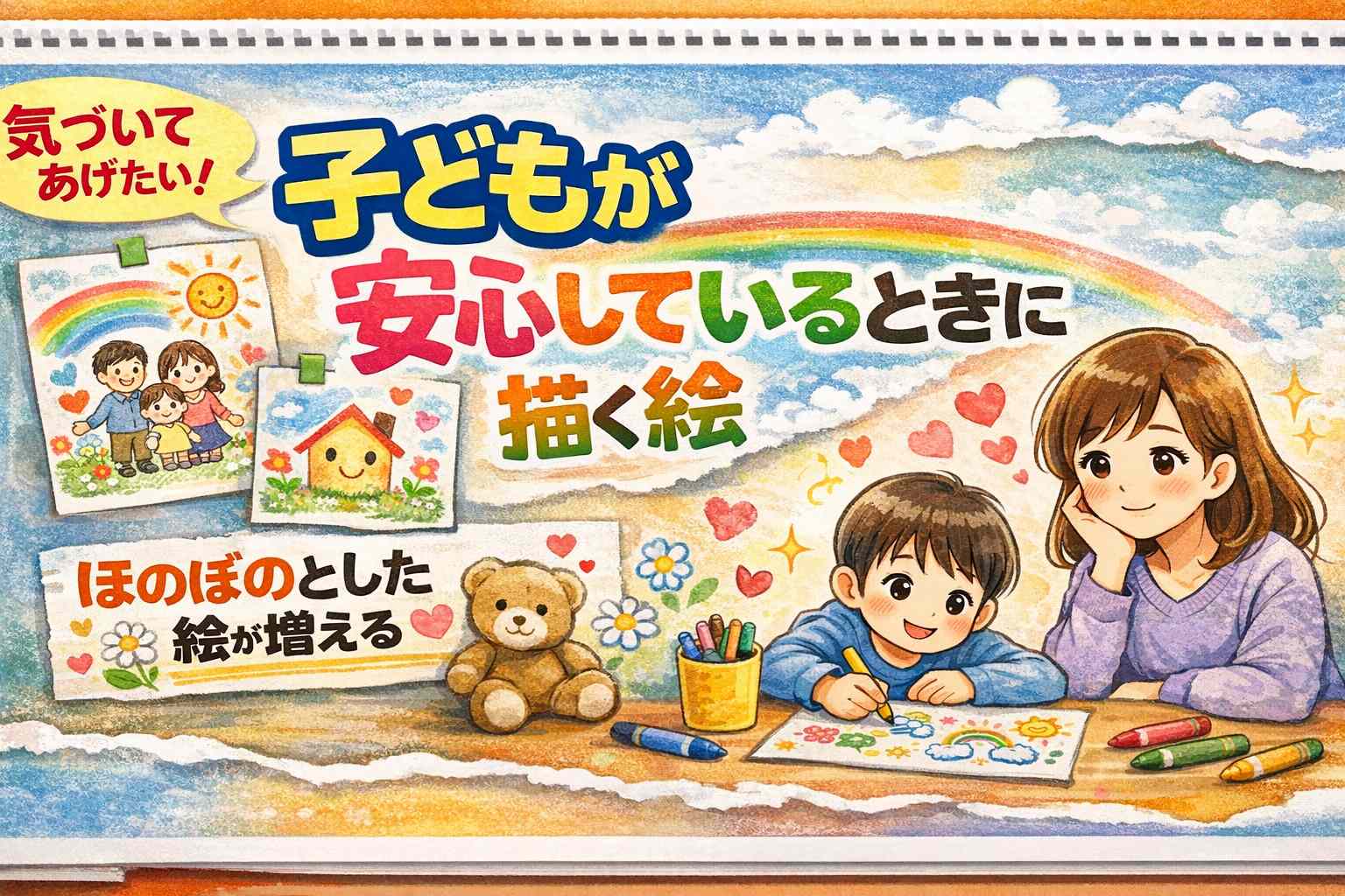 子どもが安心しているときに描く絵