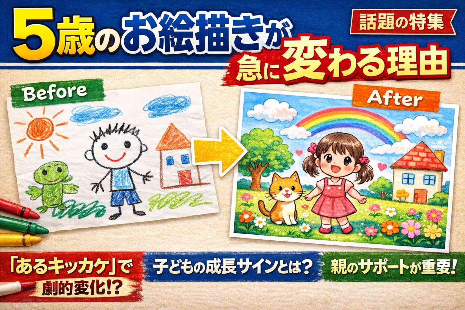 ５歳のお絵描き