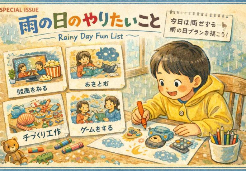 雨の日にやりたいことを描こう